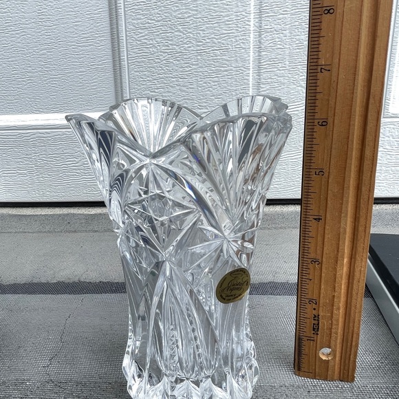J. G. Durand Cristal D'Arques 24% Lead Crystal 6 1/2” Vincennes Vase new in box - Picture 5 of 7